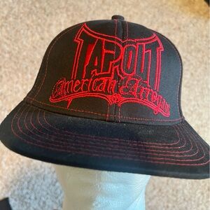Tapout Black Hat with Red Accents-Tapout American Arrogant Hat L/XL Used
